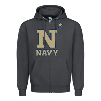 Navy Midshipmen Zipper Hoodie | Teevron