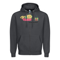 Smoke listening to lemon demon Zipper Hoodie - linhVisuals