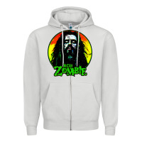 Dove Grey rob zombie 02 Zipper Hoodie - linhVisuals