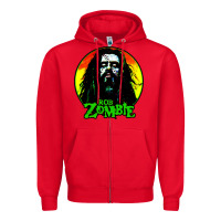 Red rob zombie 02 Zipper Hoodie - linhVisuals