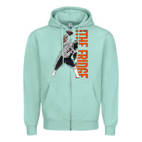 Seafoam william perry spike Zipper Hoodie - linhVisuals