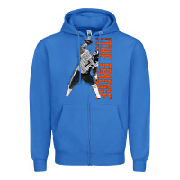 True Royal william perry spike Zipper Hoodie - linhVisuals