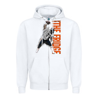 White william perry spike Zipper Hoodie - linhVisuals