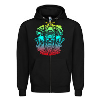 Black george clinton and parliament funkadelic müsïc Zipper Hoodie - linhVisuals