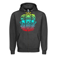 Charcoal Heather george clinton and parliament funkadelic müsïc Zipper Hoodie - linhVisuals