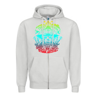 Dove Grey george clinton and parliament funkadelic müsïc Zipper Hoodie - linhVisuals