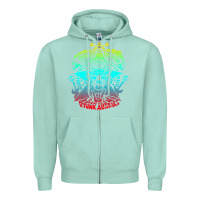 Seafoam george clinton and parliament funkadelic müsïc Zipper Hoodie - linhVisuals