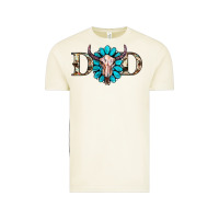 Vintage Arctic western dad with gemstone and skull Vintage Tee - RanaPortraitStore