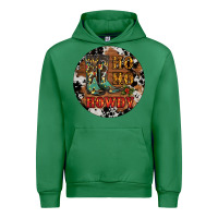 Emerald Christmas Cowboy Boots Urban Hoodie - RanaPortraitStore