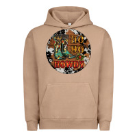 Pigment Burro Christmas Cowboy Boots Urban Hoodie - RanaPortraitStore