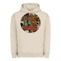 Pigment French Oak Christmas Cowboy Boots Urban Hoodie - RanaPortraitStore