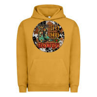 Pigment Peanut Butter Christmas Cowboy Boots Urban Hoodie - RanaPortraitStore