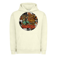 Pigment Pistachio Christmas Cowboy Boots Urban Hoodie - RanaPortraitStore
