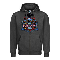Charcoal Heather parliament funkadelic and george clinton müsïc Zipper Hoodie - linhVisuals