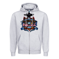 Heather Grey parliament funkadelic and george clinton müsïc Zipper Hoodie - linhVisuals