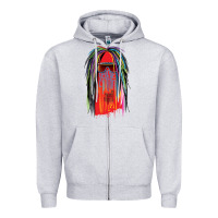 Heather Grey george clinton and parliament funkadelic müsïc Zipper Hoodie - linhVisuals