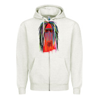 Oatmeal Heather george clinton and parliament funkadelic müsïc Zipper Hoodie - linhVisuals