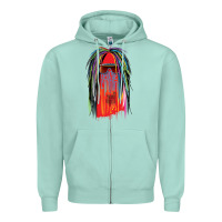Seafoam george clinton and parliament funkadelic müsïc Zipper Hoodie - linhVisuals