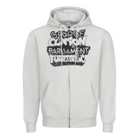 Dove Grey george clinton and parliament funkadelic müsïc Zipper Hoodie - linhVisuals