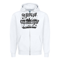 White george clinton and parliament funkadelic müsïc Zipper Hoodie - linhVisuals