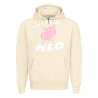 Sandshell what the heo Zipper Hoodie - linhVisuals