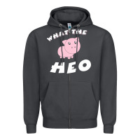 Smoke what the heo Zipper Hoodie - linhVisuals