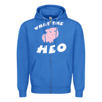 True Royal what the heo Zipper Hoodie - linhVisuals