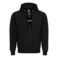 Black tom jones 03 Zipper Hoodie - linhVisuals