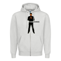 Dove Grey tom jones 03 Zipper Hoodie - linhVisuals