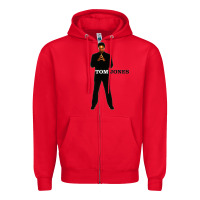 Red tom jones 03 Zipper Hoodie - linhVisuals