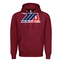 Moto America Zipper Hoodie | Teevron
