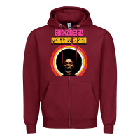 Burgundy parliament funkadelic and george clinton müsïc Zipper Hoodie - linhVisuals