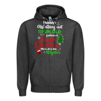 Charcoal Heather family christmas vacation pajamas Zipper Hoodie - linhVisuals