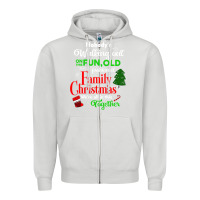 Dove Grey family christmas vacation pajamas Zipper Hoodie - linhVisuals