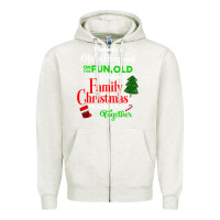 Oatmeal Heather family christmas vacation pajamas Zipper Hoodie - linhVisuals