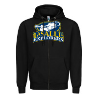 Black la salle Zipper Hoodie - linhVisuals