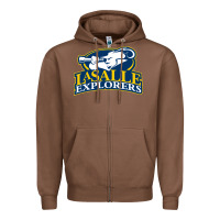 Chestnut la salle Zipper Hoodie - linhVisuals