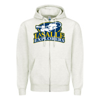 Oatmeal Heather la salle Zipper Hoodie - linhVisuals