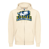 Sandshell la salle Zipper Hoodie - linhVisuals