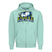 Seafoam la salle Zipper Hoodie - linhVisuals