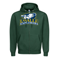 Sports Green la salle Zipper Hoodie - linhVisuals
