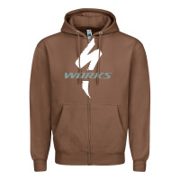 Chestnut Specialized Bikes Bicycle Zipper Hoodie - linhVisuals