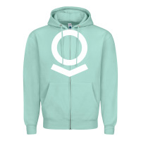 Seafoam Palantir Zipper Hoodie - linhVisuals