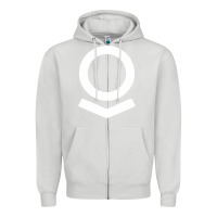 Dove Grey Palantir Zipper Hoodie - linhVisuals