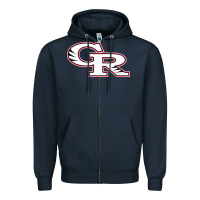 Navy glen ridge high school Zipper Hoodie - linhVisuals