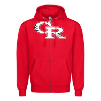 Red glen ridge high school Zipper Hoodie - linhVisuals