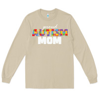 Mushroom LIL Autism Mom Long Sleeve Tee - CowhideDigitalArt