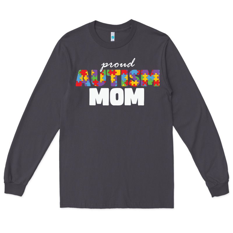 Lil Autism Mom Long Sleeve Tee by CowhideDigitalArt | Teevron