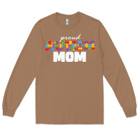 Toasted Coconut LIL Autism Mom Long Sleeve Tee - CowhideDigitalArt
