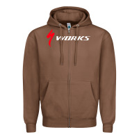 Chestnut Specialized Bikes Bicycle Zipper Hoodie - linhVisuals